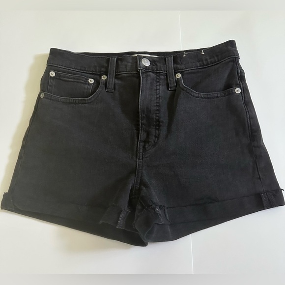NWT Madewell Black Jean Shorts - Picture 2 of 4